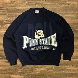 Vintage 00s Navy Blue Penn State Nittany Lions Crewneck Sweatshirt
